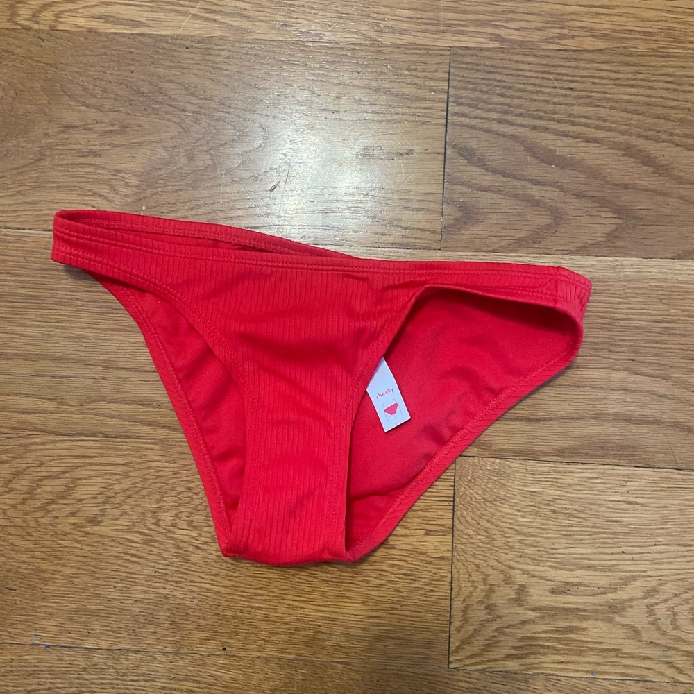 Bold Red Bikini Bottom NWT